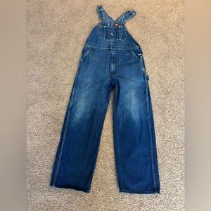 DICKIES Unlined Denim Overalls Mens  Blue Jean 36X30